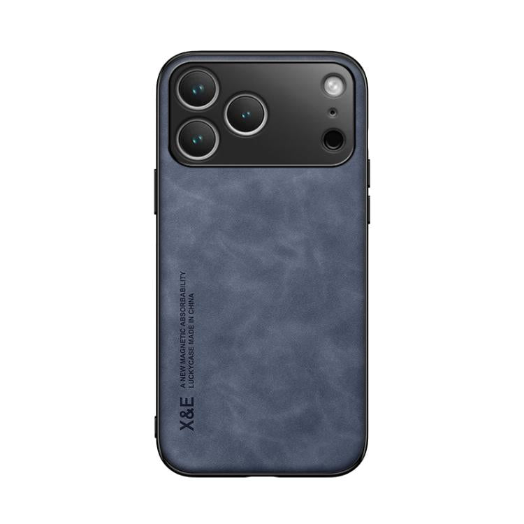 For iPhone 17 Pro Max Skin Feel Magnetic Leather Back Phone Case