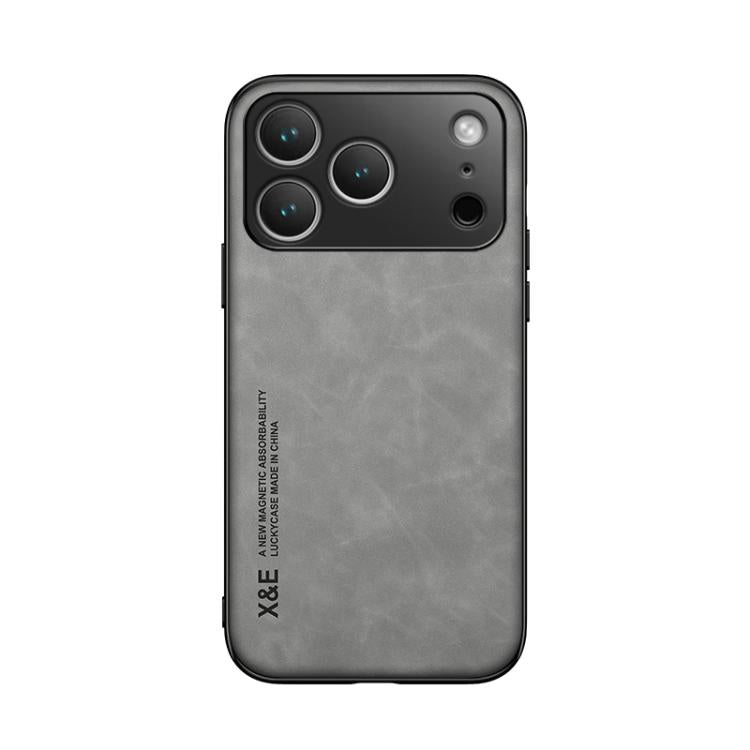 For iPhone 17 Pro Skin Feel Magnetic Leather Back Phone Case