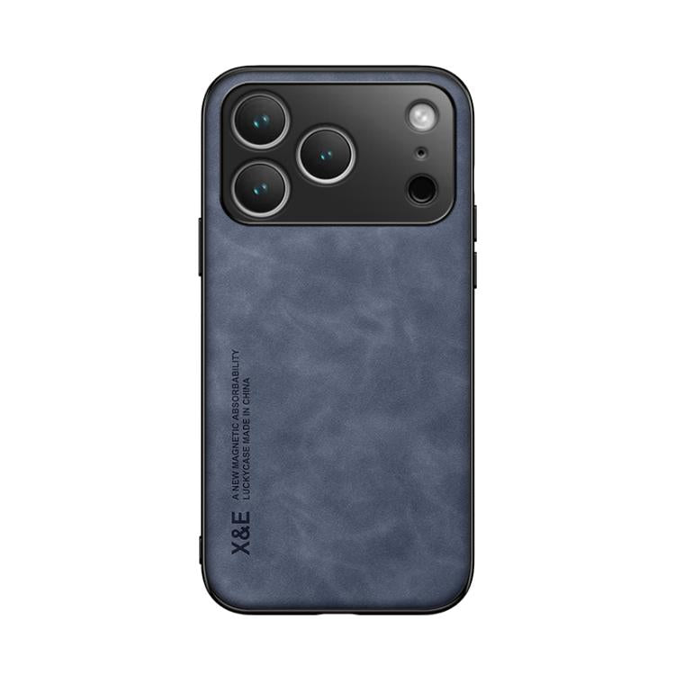 For iPhone 17 Pro Skin Feel Magnetic Leather Back Phone Case