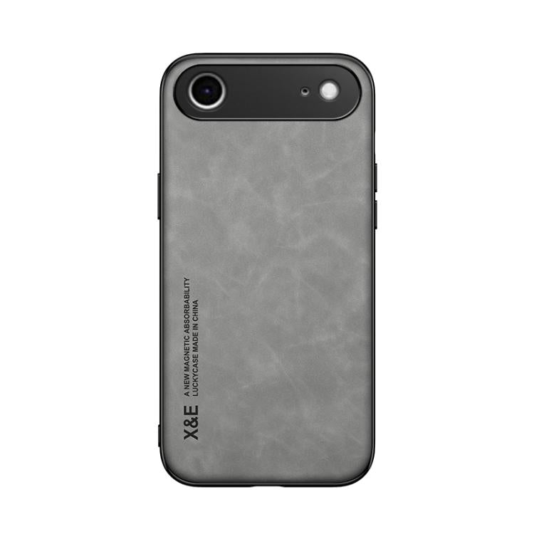 For iPhone Air Skin Feel Magnetic Leather Back Phone Case