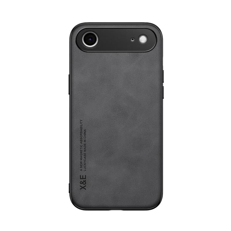 For iPhone Air Skin Feel Magnetic Leather Back Phone Case