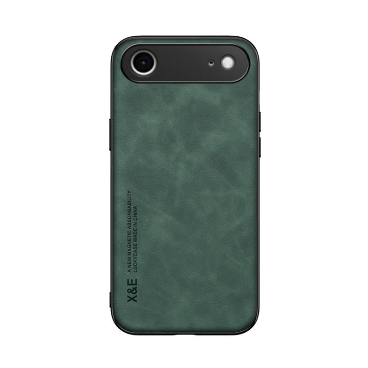 For iPhone Air Skin Feel Magnetic Leather Back Phone Case