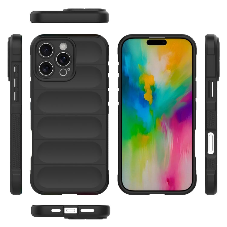 For iPhone 16 Pro Max Magic Shield TPU + Flannel Phone Case