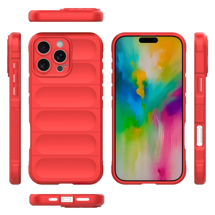 For iPhone 16 Pro Max Magic Shield TPU + Flannel Phone Case