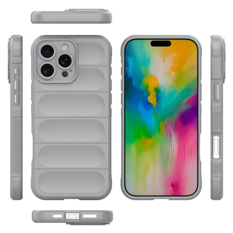 For iPhone 16 Pro Max Magic Shield TPU + Flannel Phone Case