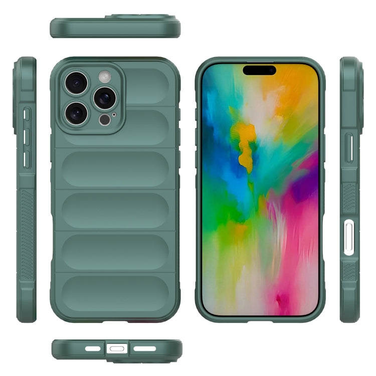 For iPhone 16 Pro Max Magic Shield TPU + Flannel Phone Case