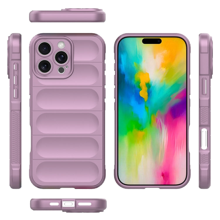 For iPhone 16 Pro Max Magic Shield TPU + Flannel Phone Case