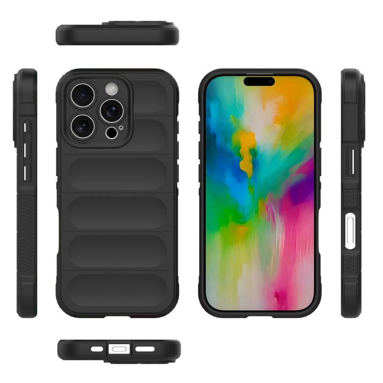 For iPhone 16 Pro Magic Shield TPU + Flannel Phone Case