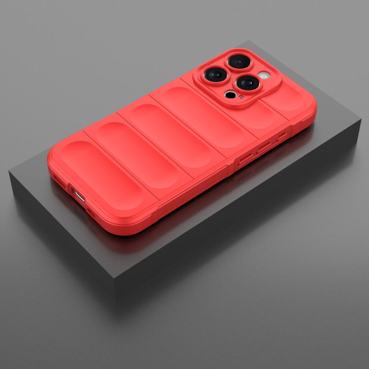 For iPhone 16 Pro Magic Shield TPU + Flannel Phone Case