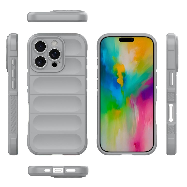 For iPhone 16 Pro Magic Shield TPU + Flannel Phone Case