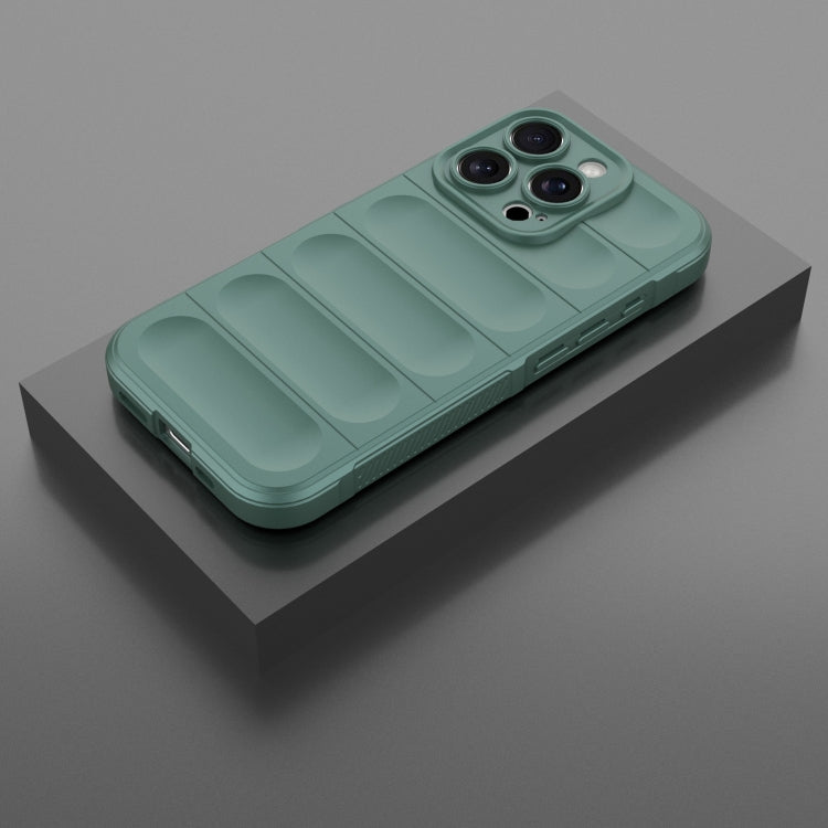 For iPhone 16 Pro Magic Shield TPU + Flannel Phone Case