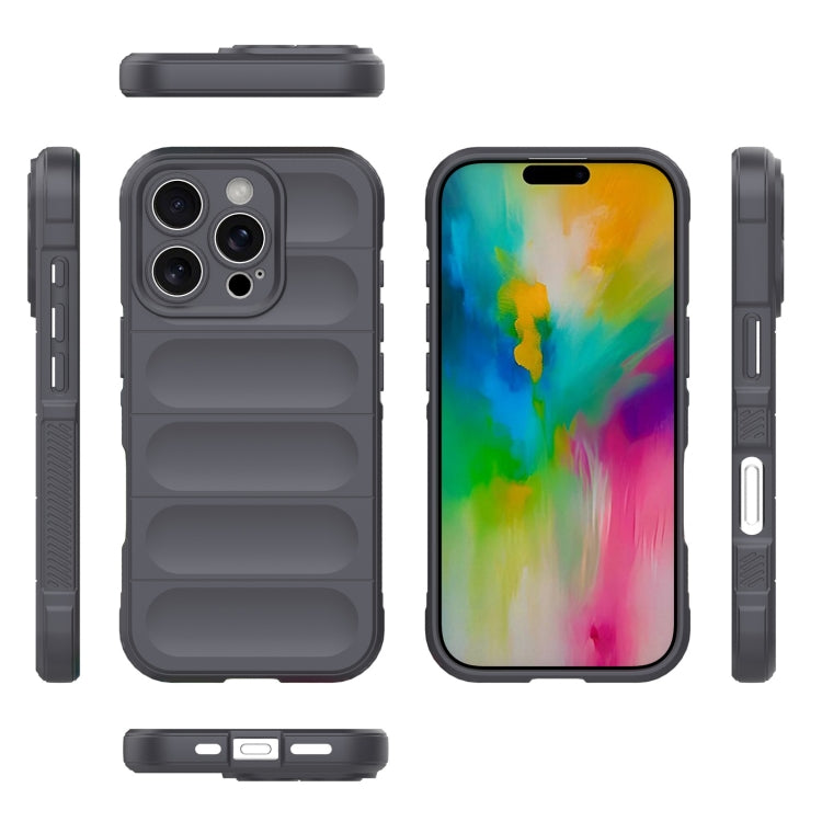 For iPhone 16 Pro Magic Shield TPU + Flannel Phone Case