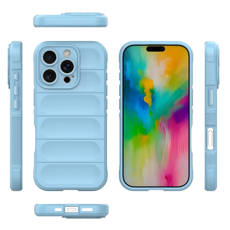 For iPhone 16 Pro Magic Shield TPU + Flannel Phone Case