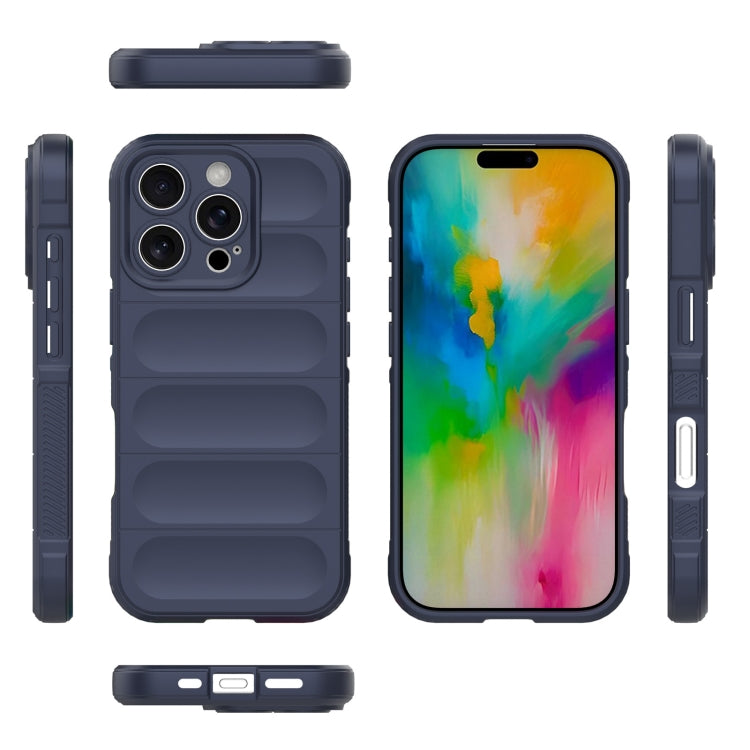 For iPhone 16 Pro Magic Shield TPU + Flannel Phone Case