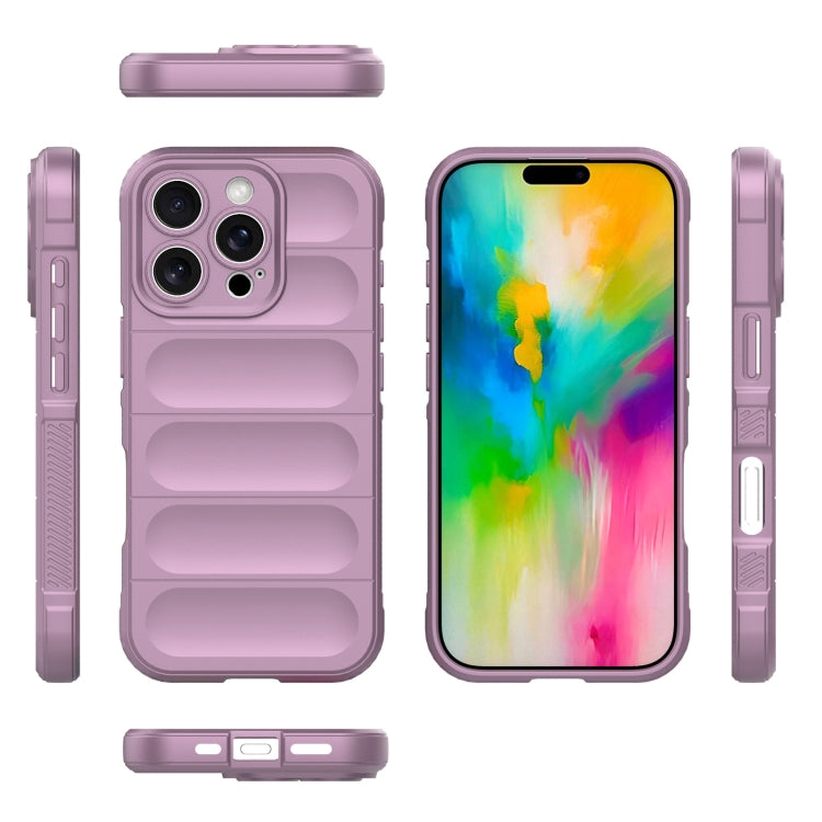 For iPhone 16 Pro Magic Shield TPU + Flannel Phone Case