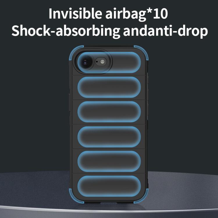 For iPhone 17e / 16e Magic Shield TPU + Flannel Phone Case