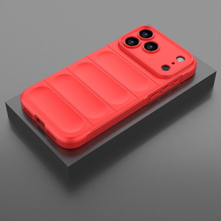For iPhone 17 Pro Max Magic Shield TPU + Flannel Phone Case