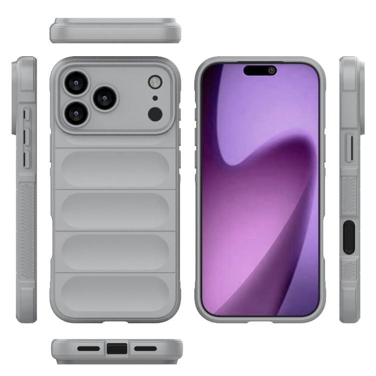 For iPhone 17 Pro Max Magic Shield TPU + Flannel Phone Case