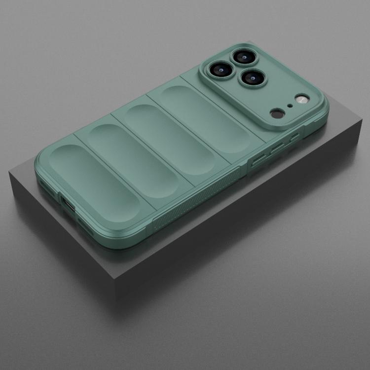 For iPhone 17 Pro Max Magic Shield TPU + Flannel Phone Case