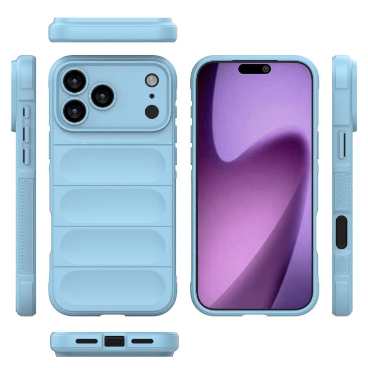 For iPhone 17 Pro Max Magic Shield TPU + Flannel Phone Case