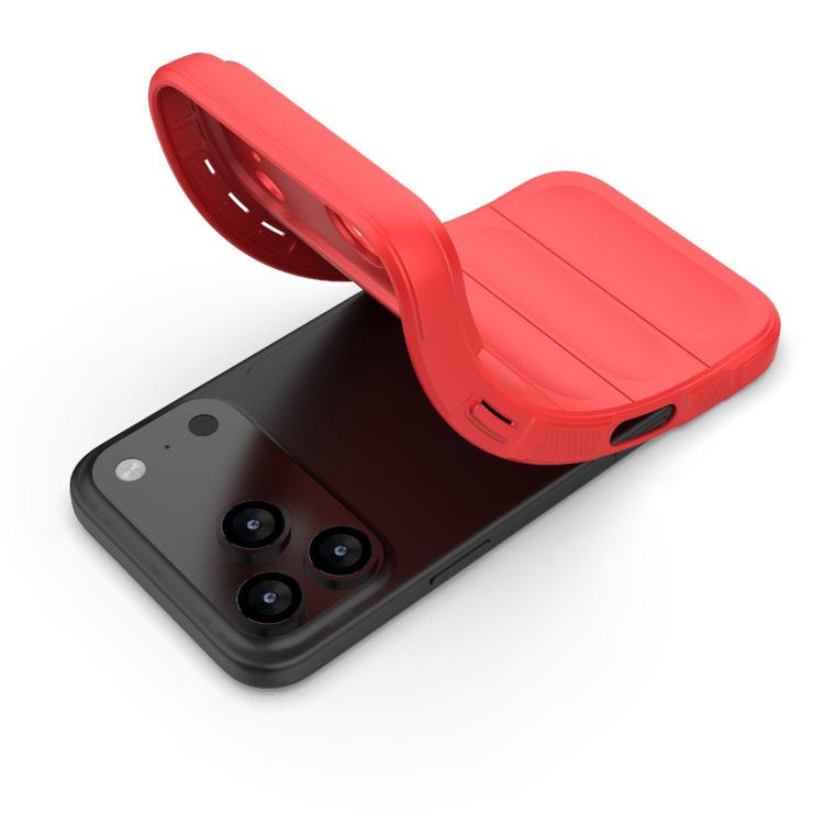 For iPhone 17 Pro Max Magic Shield TPU + Flannel Phone Case