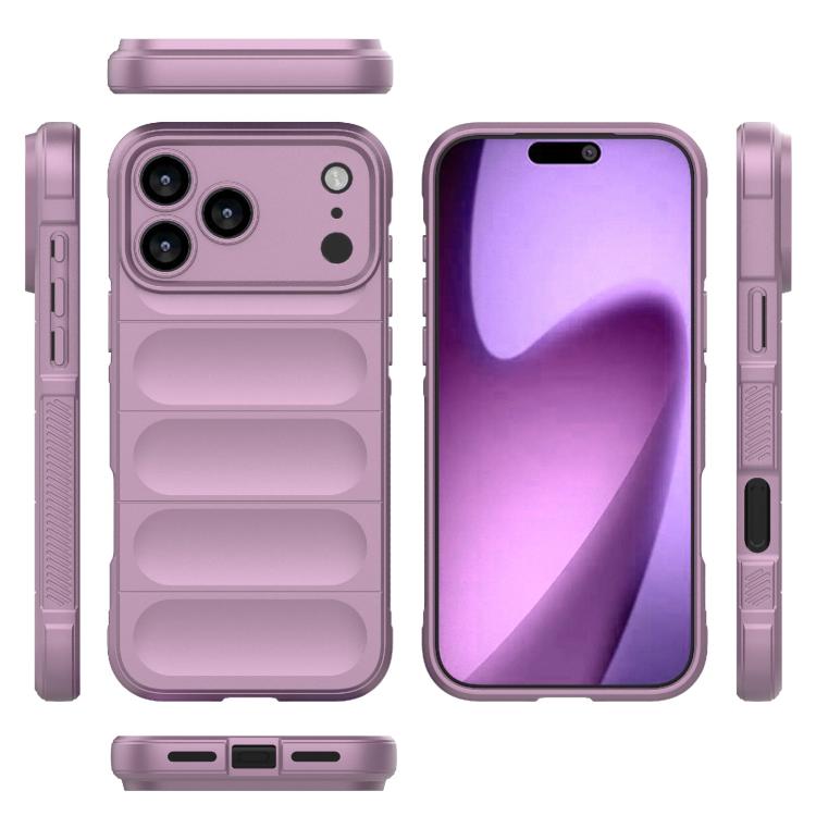 For iPhone 17 Pro Max Magic Shield TPU + Flannel Phone Case