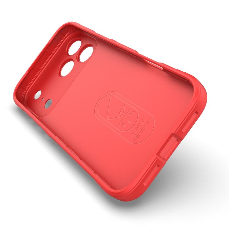 For iPhone 17 Pro Max Magic Shield TPU + Flannel Phone Case