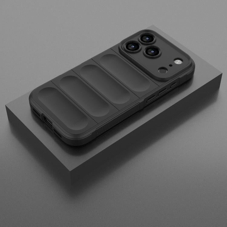 For iPhone 17 Pro Magic Shield TPU + Flannel Phone Case