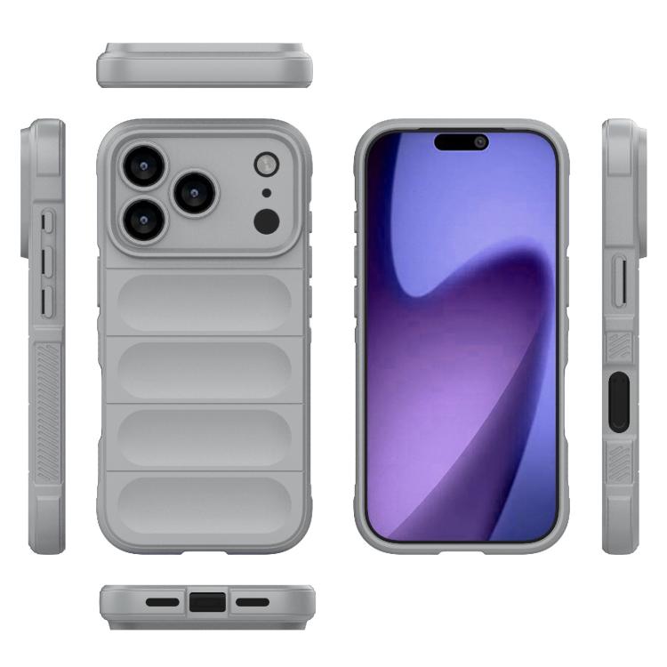 For iPhone 17 Pro Magic Shield TPU + Flannel Phone Case