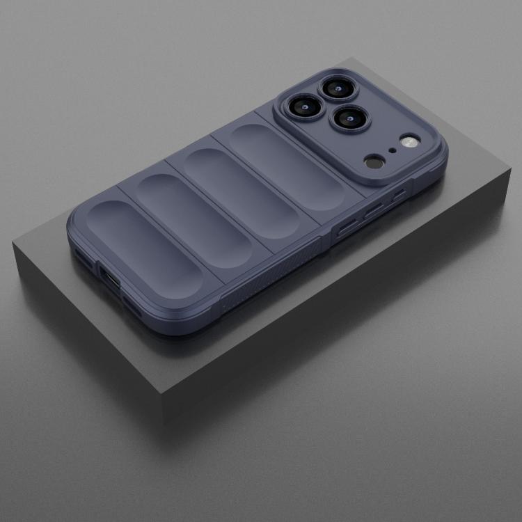 For iPhone 17 Pro Magic Shield TPU + Flannel Phone Case