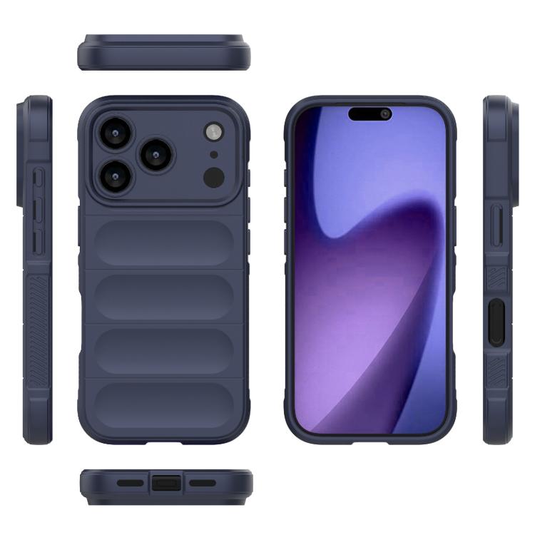 For iPhone 17 Pro Magic Shield TPU + Flannel Phone Case