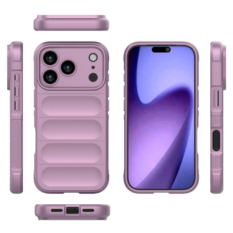 For iPhone 17 Pro Magic Shield TPU + Flannel Phone Case