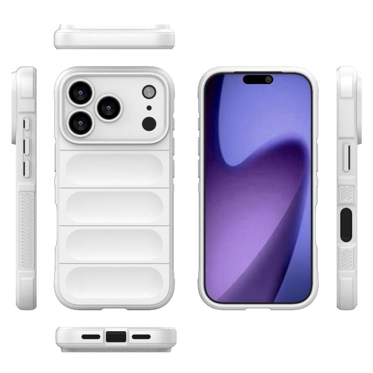 For iPhone 17 Pro Magic Shield TPU + Flannel Phone Case