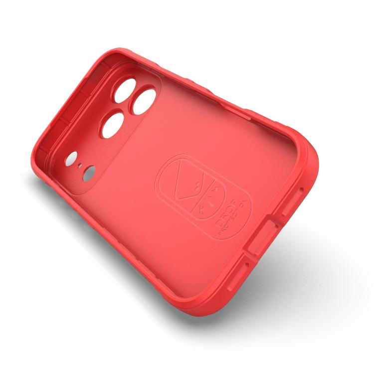 For iPhone 17 Pro Magic Shield TPU + Flannel Phone Case