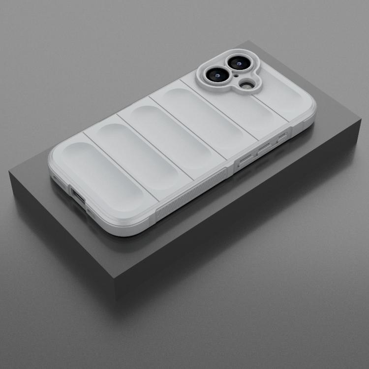 For iPhone 17 Magic Shield TPU + Flannel Phone Case