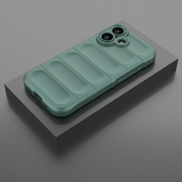 For iPhone 17 Magic Shield TPU + Flannel Phone Case