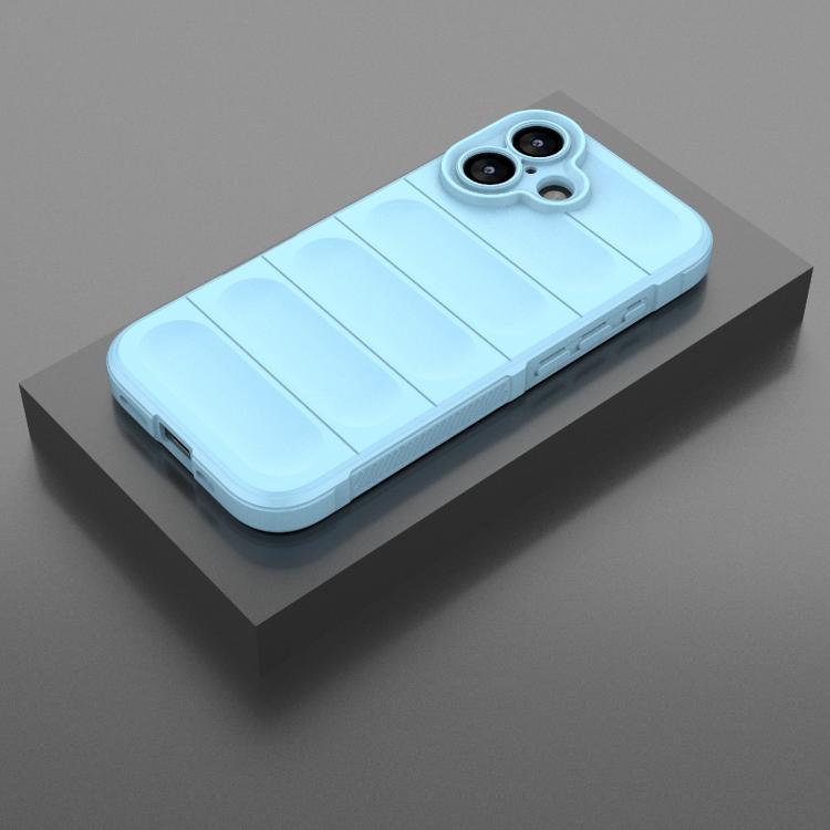 For iPhone 17 Magic Shield TPU + Flannel Phone Case