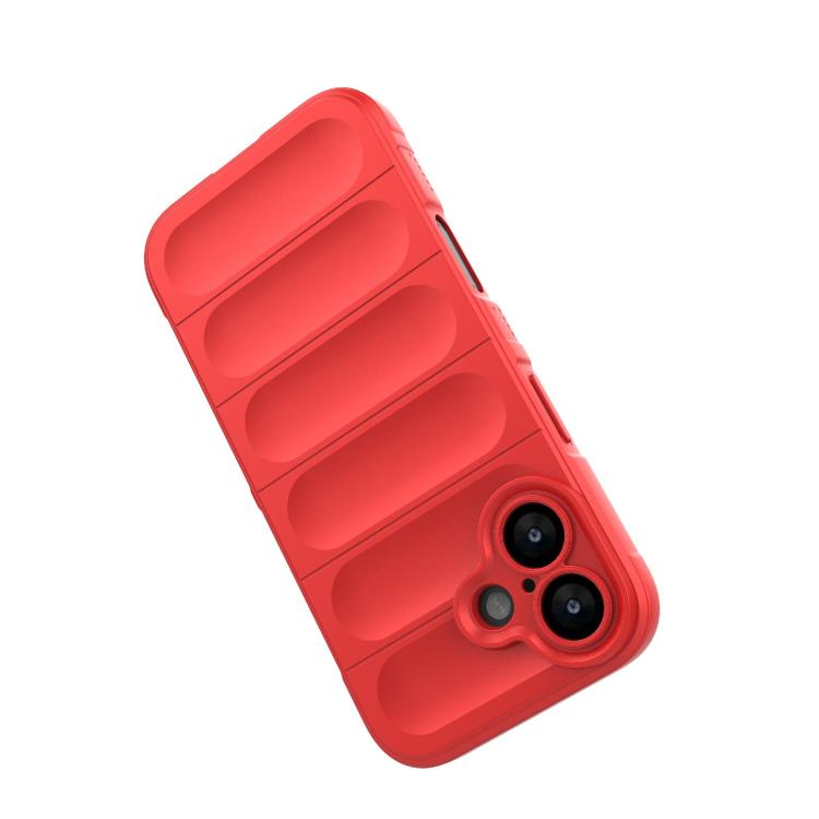 For iPhone 17 Magic Shield TPU + Flannel Phone Case