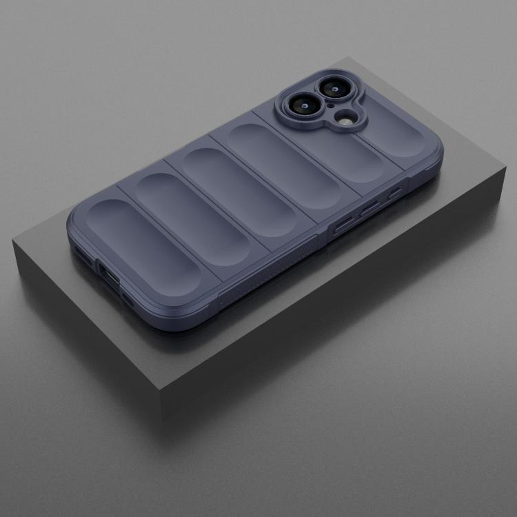 For iPhone 17 Magic Shield TPU + Flannel Phone Case