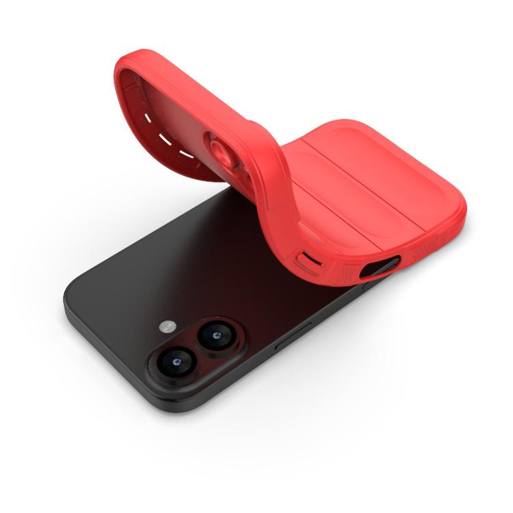 For iPhone 17 Magic Shield TPU + Flannel Phone Case
