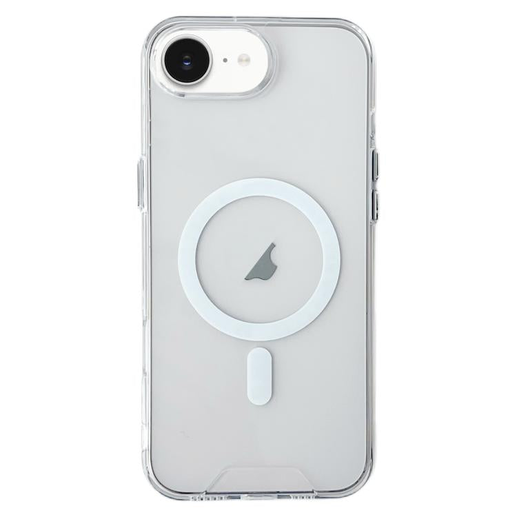 For iPhone 17e / 16e Space MagSafe Acrylic Hybrid TPU Phone Case - Transparent