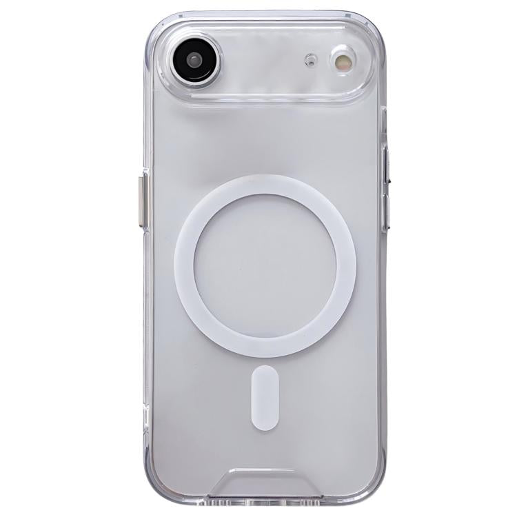 For iPhone Air Space MagSafe Acrylic Hybrid TPU Phone Case - Transparent