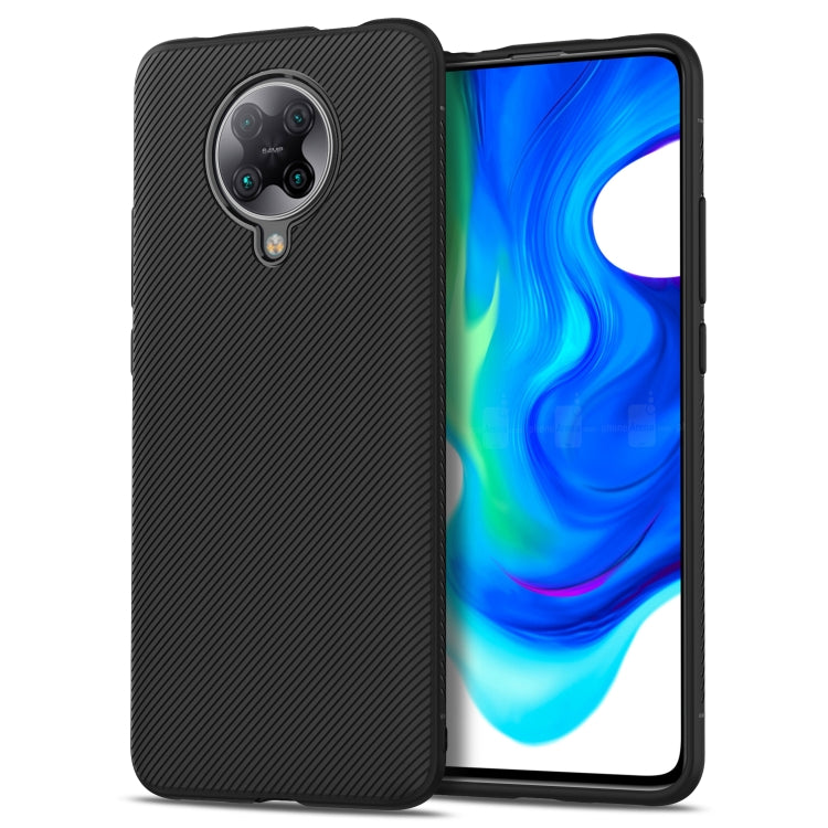 For Xiaomi Pocophone F2 Pro / K30 Pro Lenuo Leshen Series Stripe Texture TPU Case