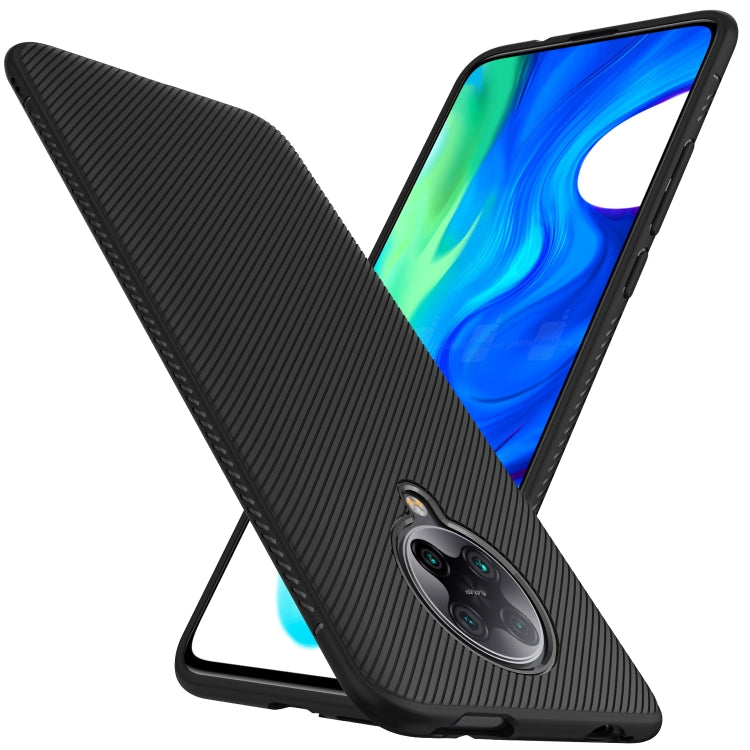 For Xiaomi Pocophone F2 Pro / K30 Pro Lenuo Leshen Series Stripe Texture TPU Case