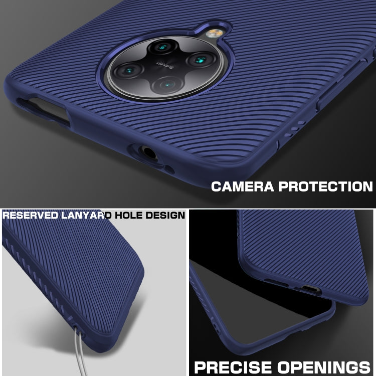 For Xiaomi Pocophone F2 Pro / K30 Pro Lenuo Leshen Series Stripe Texture TPU Case