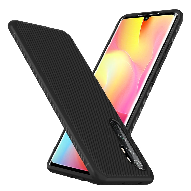 For Xiaomi Note 10 Lite Lenuo Leshen Series Stripe Texture TPU Case