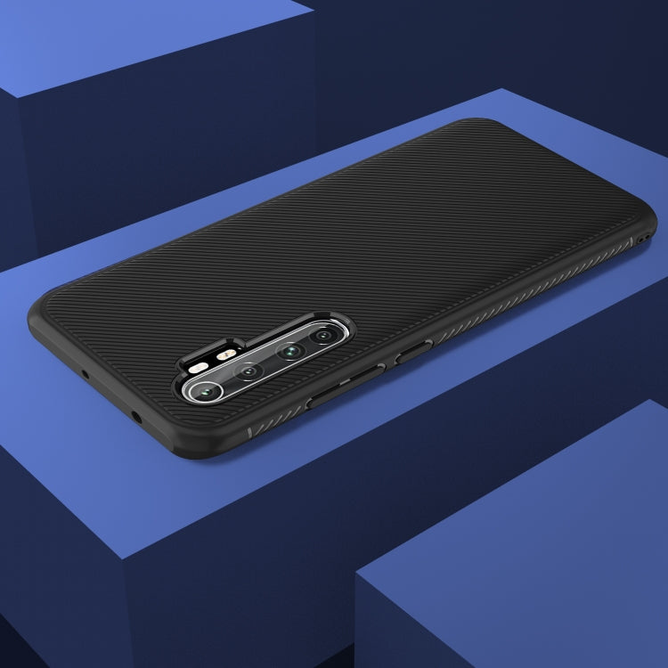 For Xiaomi Note 10 Lite Lenuo Leshen Series Stripe Texture TPU Case