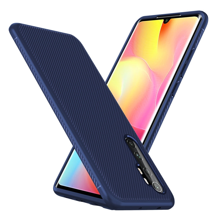 For Xiaomi Note 10 Lite Lenuo Leshen Series Stripe Texture TPU Case