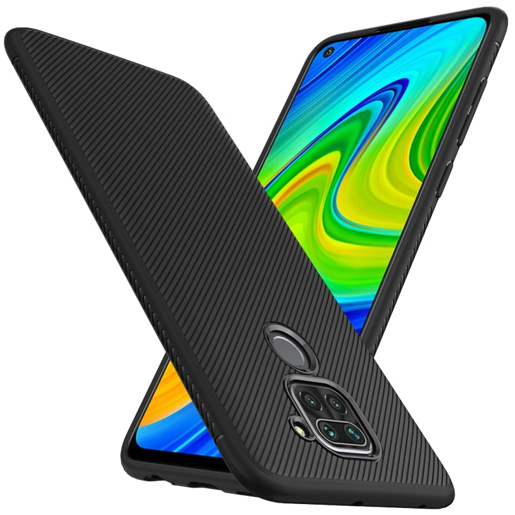 For Xiaomi Redmi Note 9 Lenuo Leshen Series Stripe Texture TPU Case