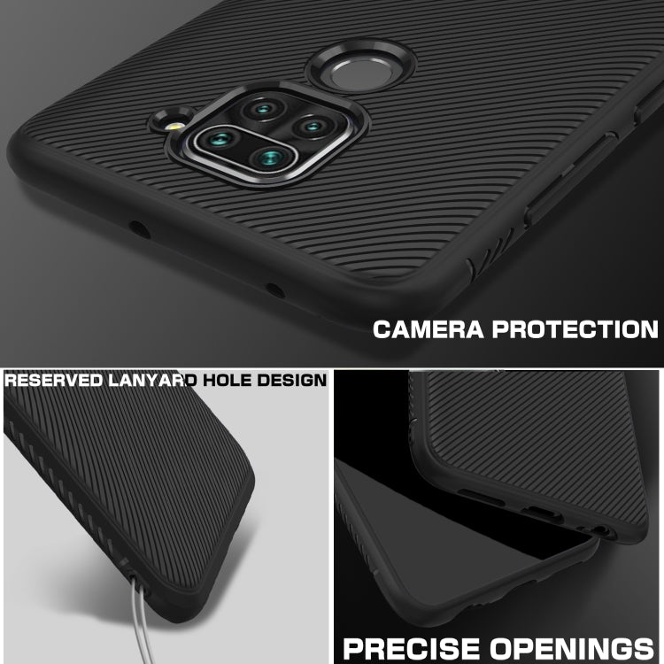 For Xiaomi Redmi Note 9 Lenuo Leshen Series Stripe Texture TPU Case